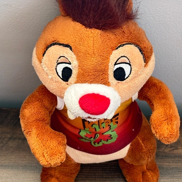 DISNEY Aulani Resort Spa Hawaii DALE PLUSH Chipmunk Toy Doll 9" Stuffed Animal - Picture 9 of 12